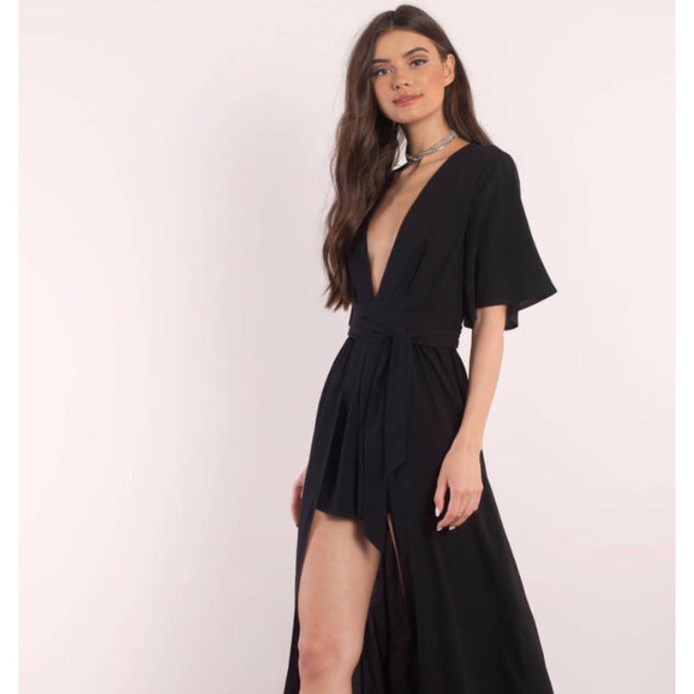Tobi Black High Low Dress